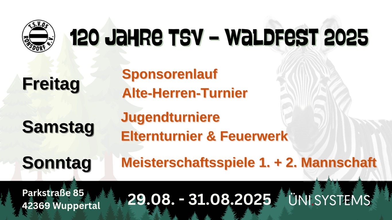 120 Jahre TSV – Waldfest 2025