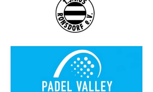 Neuer Sponsor‐Partner: Padel Valley Wuppertal 🦓🤍🖤