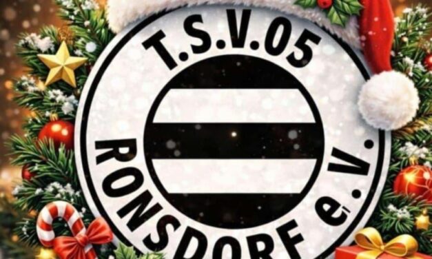 Der TSV 05 Ronsdorf e. V. wünscht allen Mitgliedern, Freunden, Unterstützern und Partnern frohe Weihnachten, besinnliche Feiertage und einen guten Rutsch ins neue Jahr! 🎆