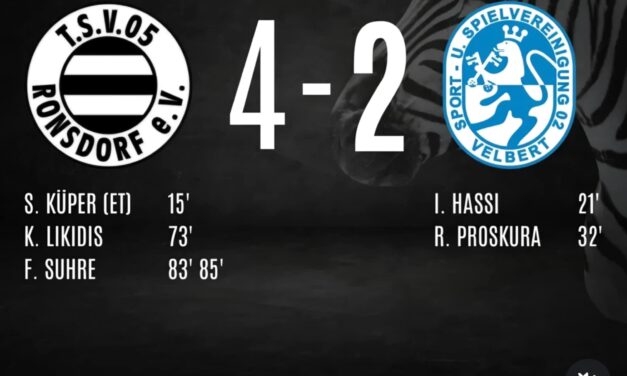 Nach der erfolgreichen Weihnachtsfeier hat die 1. Mannschaft auch sportlich abgeliefert.