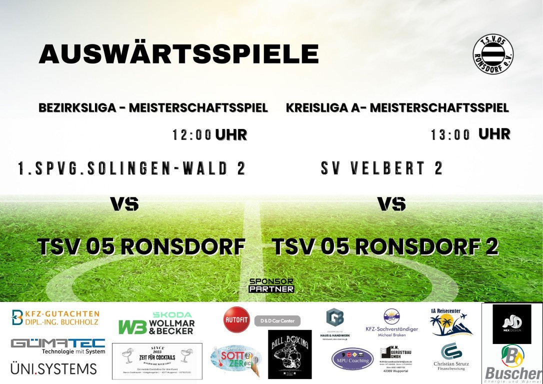 für Hansi TSV Ronsdorf - Spielbanner (Doppelseitiges Poster (A3