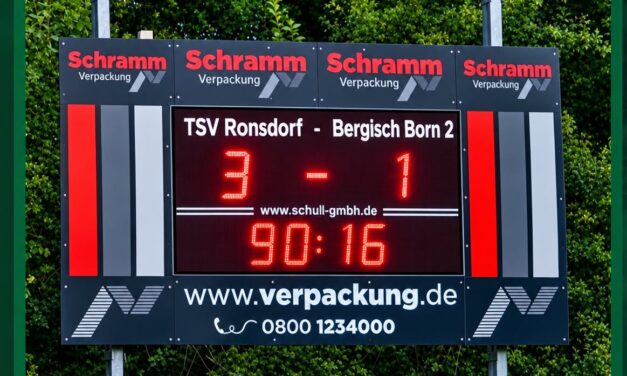 ⚽🦓 HEIMSIEG! TSV RONSDORF BEZWINGT BERGISCH BORN II MIT 3:1! 🖤
